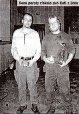 Úspěch toho času ještě dua Kati na Pokusu o trampskou romanci ve Ždánicích (1/2005) 